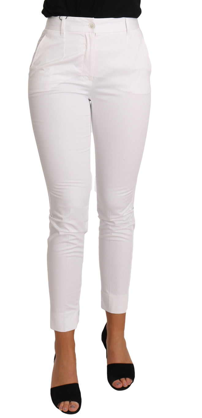 White Dress Pants Slim Skinny Pant