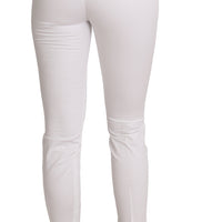 White Dress Pants Slim Skinny Pant