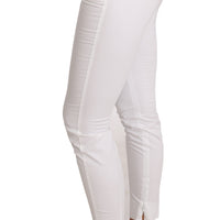 White Dress Pants Slim Skinny Pant