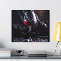 Red Wine in a Fancy Glass on Canvas Gallery Wraps