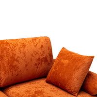 Coolmoor Orange Sectional  Sofa