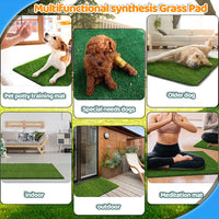 51.2 x 31.5 Inches Artificial Grass Pee Pad for Dogs