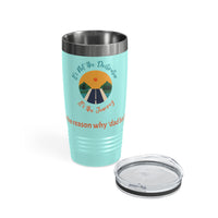 Dad's Day Gift, It's the Journey Plus Personalized Saying on Ringneck Tumbler, 20oz