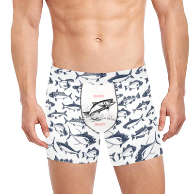 Rare Bait Fish Print Fun Sexy Boxer Briefs