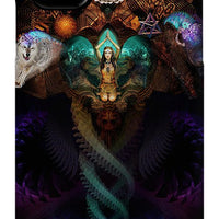 Totem in Fantasy Slim iPhone Case with Lanyard