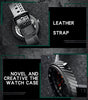 Car Tire Dial Leather Strap Men's Watch
