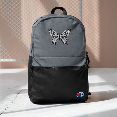 Embroidered Butterfly Champion Backpack