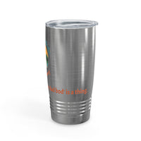 Dad's Day Gift, It's the Journey Plus Personalized Saying on Ringneck Tumbler, 20oz