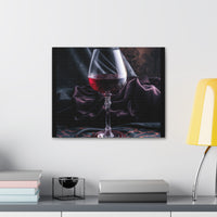 Red Wine in a Fancy Glass on Canvas Gallery Wraps