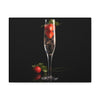 Champagne and Strawberries on Canvas Gallery Wraps