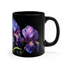 Irises All Around 11oz Black Mug