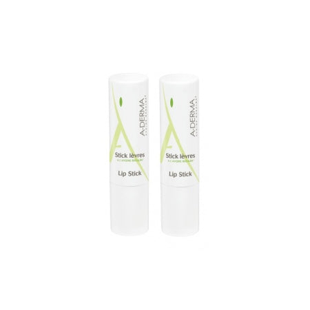 Lip Balm by A-Derma Lot of 2 sticks of 4g, French