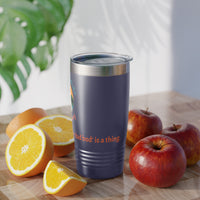 Dad's Day Gift, It's the Journey Plus Personalized Saying on Ringneck Tumbler, 20oz