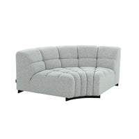 Grey Modern Modular Sectional Sofa Set 89x89x26 inches