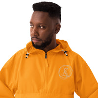 Embroidered Champion Packable Jacket with Circle of Life Wording