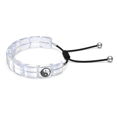 Swarovski Jewels Letra Bracelet YIN YANG, White - 5614979