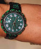 Green Crystals Dial and Band Ladie's Watch