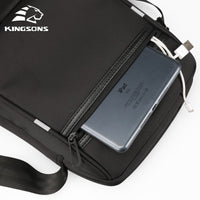 Kingsons 10in Waterproof USB Charging iPad Tech Backpack