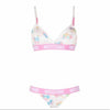 White My Little Pony Bra Briefs Set Two Piece Bikini