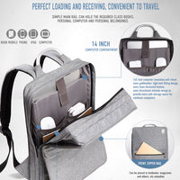 Minimalistic Slim Waterproof 14 inch Laptop Backpack