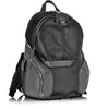 Nylon and Leather Computer Backpack - Hull Hill
