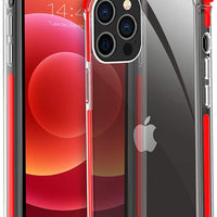 iPhone 12 Pro Max Clear Back Cover Shockproof Bumper Case, 5 Colors