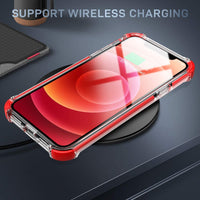 iPhone 12 Pro Max Clear Back Cover Shockproof Bumper Case, 5 Colors