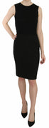 Black Laced Top Bodycon Sheath STAFF Dress