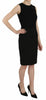 Black Laced Top Bodycon Sheath STAFF Dress