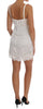 White Silk Lace Lingerie Chemise Dress