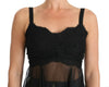 Black Silk Lace Dress Chemise Lingerie