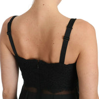 Black Silk Lace Dress Chemise Lingerie