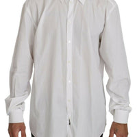 White Cotton Dress Formal Top Shirt