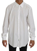 White Cotton Dress Formal Top Shirt