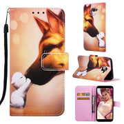 Shepherd Kitten Kiss TPU Leather iPhone Wallet Case