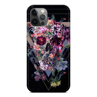 Skull in Bloom iPhone Silicone Case