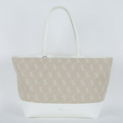 White/Beige Shopping Bag