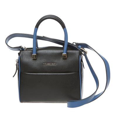 Trussardi Black- Blue Handbag