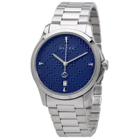 Gucci G-Timeless Diamante Blue Dial Ladies Watch YA1264025