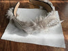 Natural White with Fine Lines Pheasant Feathers Headband